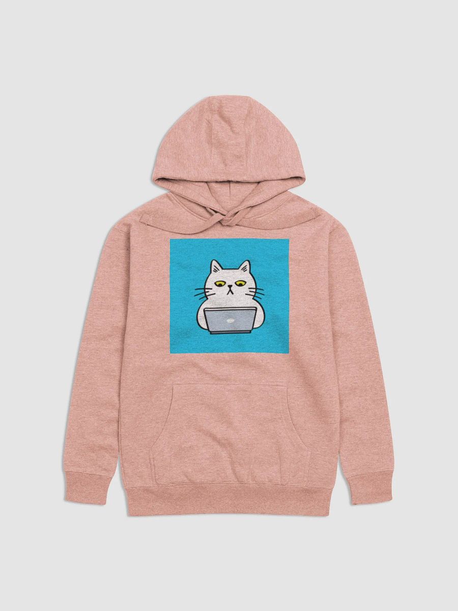 Cute Cat on laptop Unisex Hoodie product image (5)