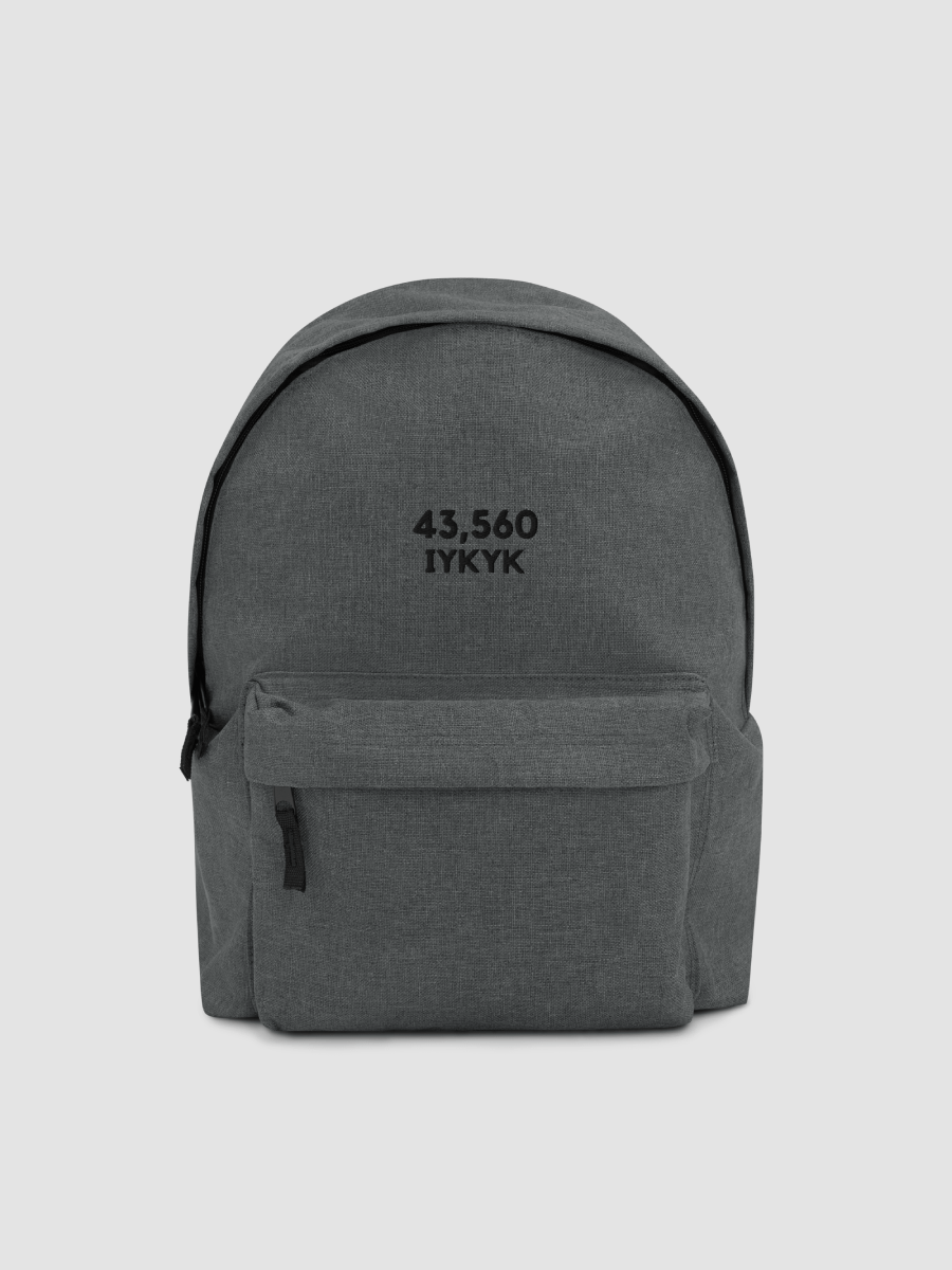 43560 IYKYK Backpack. Gray product image (1)