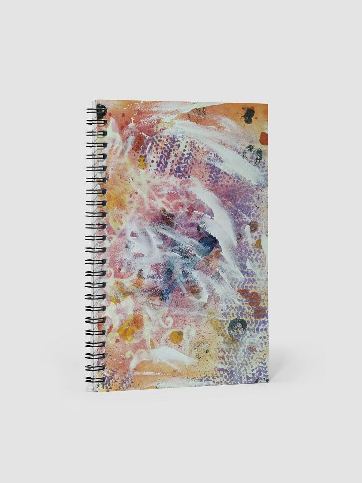 Flourish with Purple Spiral Notebook product image (1)