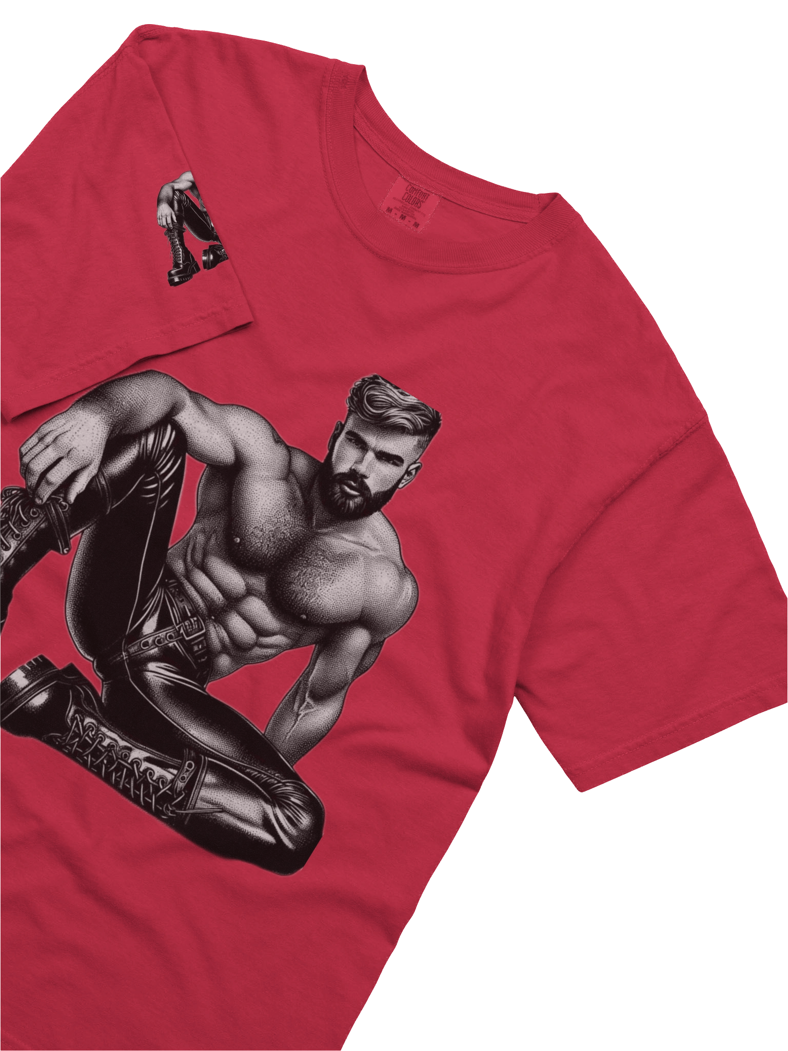 Limited Time Offer Lucky DIP bonus! Gay Gods - Captain Ivan Gay Leather Bar Pride Berlin Graphic Design T-Shirt product image (33)