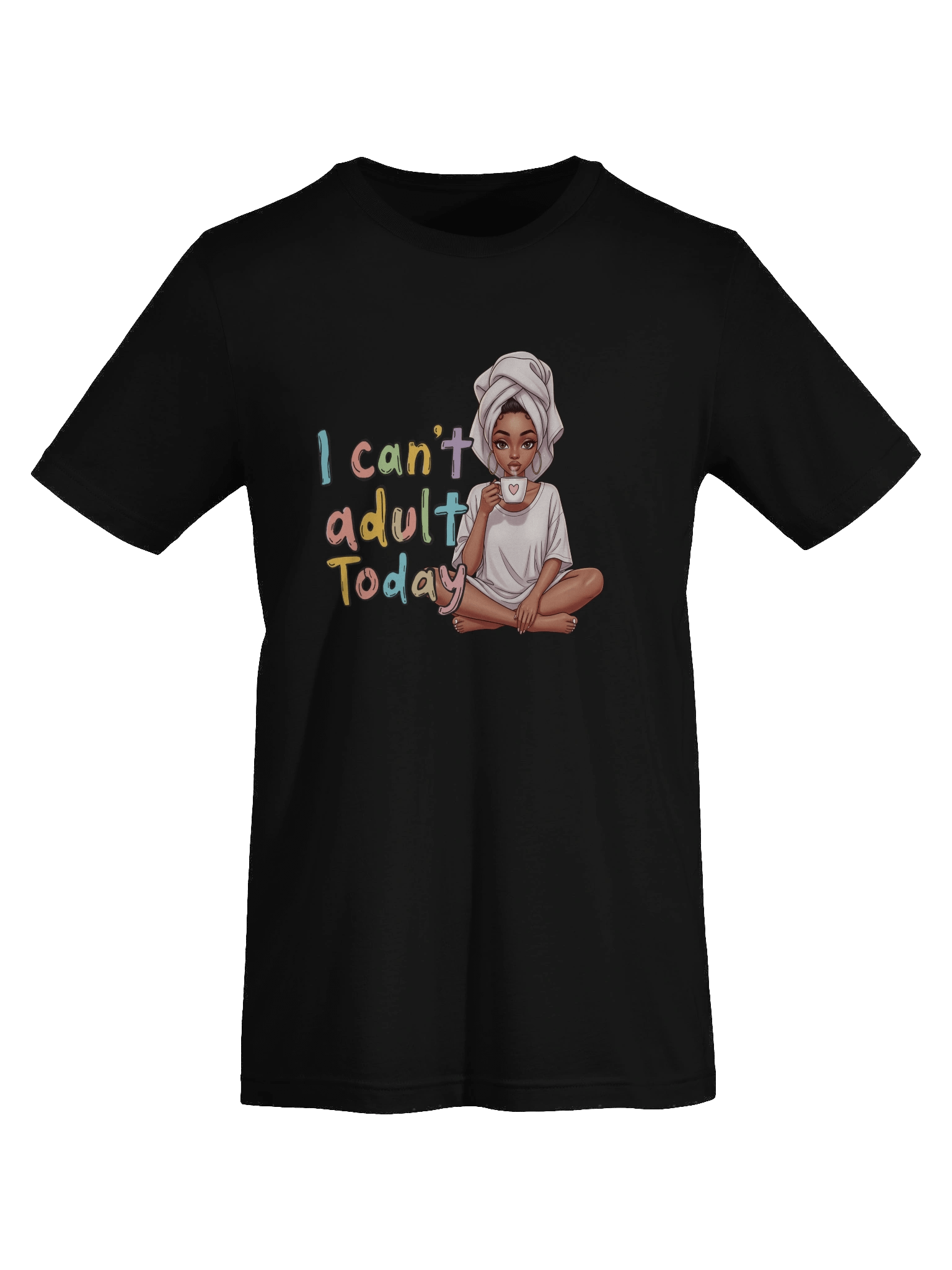 I Can’t Adult Today T-Shirt – Funny Graphic Tee for Women | Lazy Day Humor Shirt product image (6)