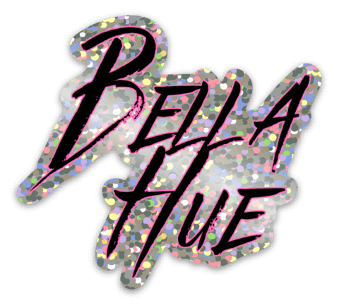 'Bella Hue' Glitter Sticker product image (1)