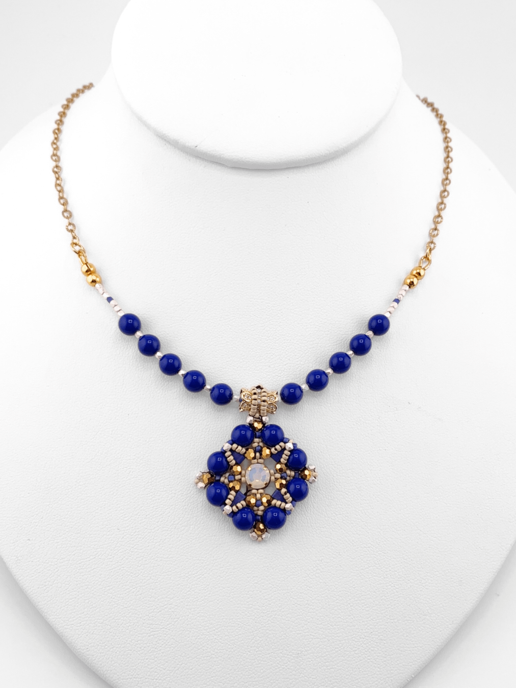 Midnight Melody Pendant Necklace - Blue product image (1)