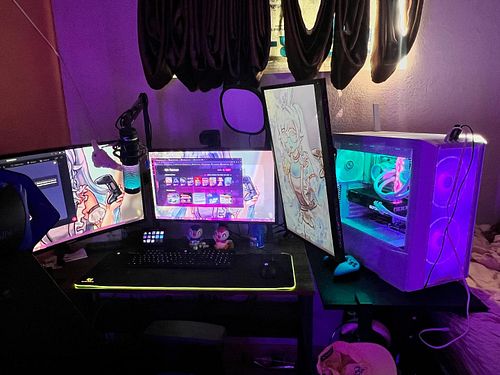 After years of dealing with my Alienware pc, I finally built my own upgrade! 

✨Lian Li-Liancool 216RGB ATX Mid Tower-White
✨...