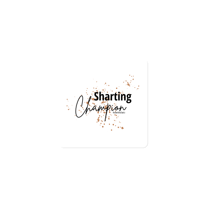 Sharting Champion Black - Magnet product image (1)