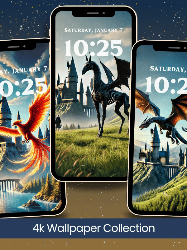 Magical Creatures Harry Potter Phone Wallpaper Bundle I 4K Quality Bundle product image (3)
