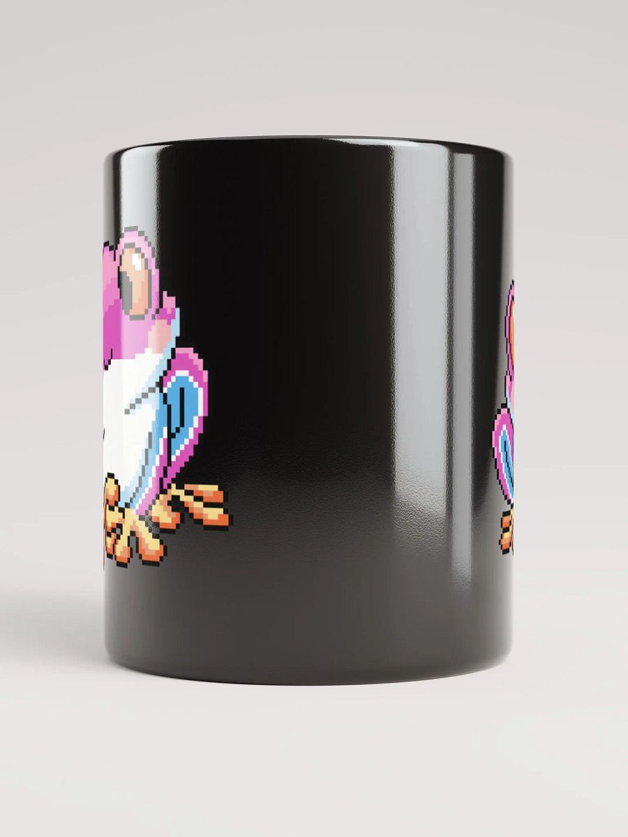 Pink Rip the Frog Black Glossy Mug product image (3)