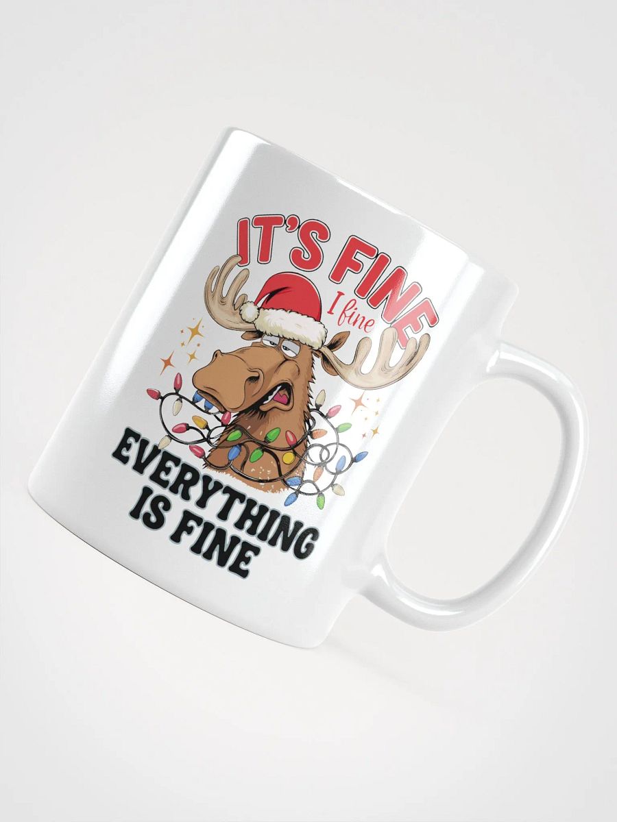 Festive Moose 'It's Fine' Mug product image (3)