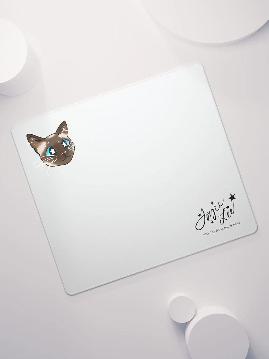 Bean the Siamese Cat Mousepad (White) product image (7)