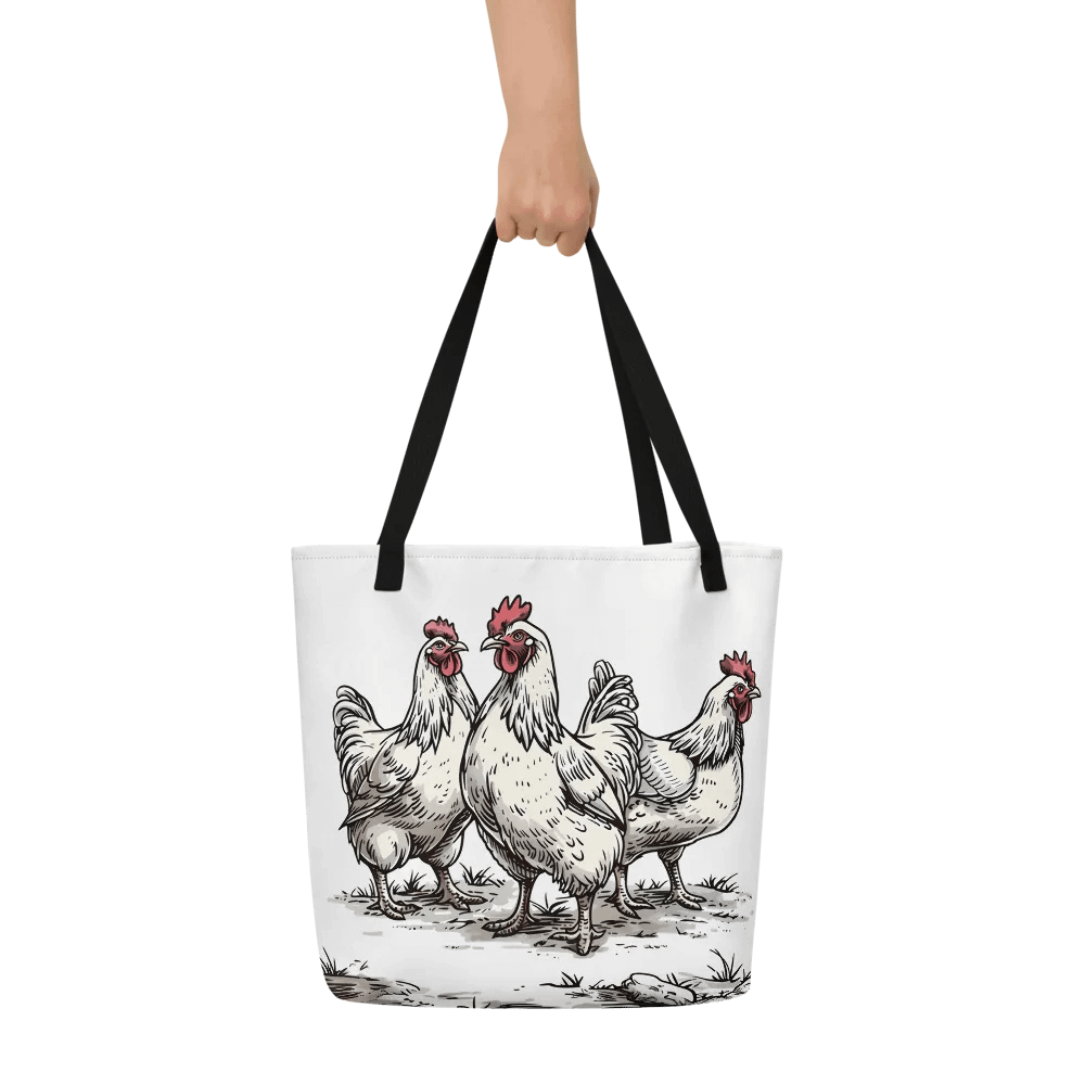 Retro Chicken Tote Bag product image (6)