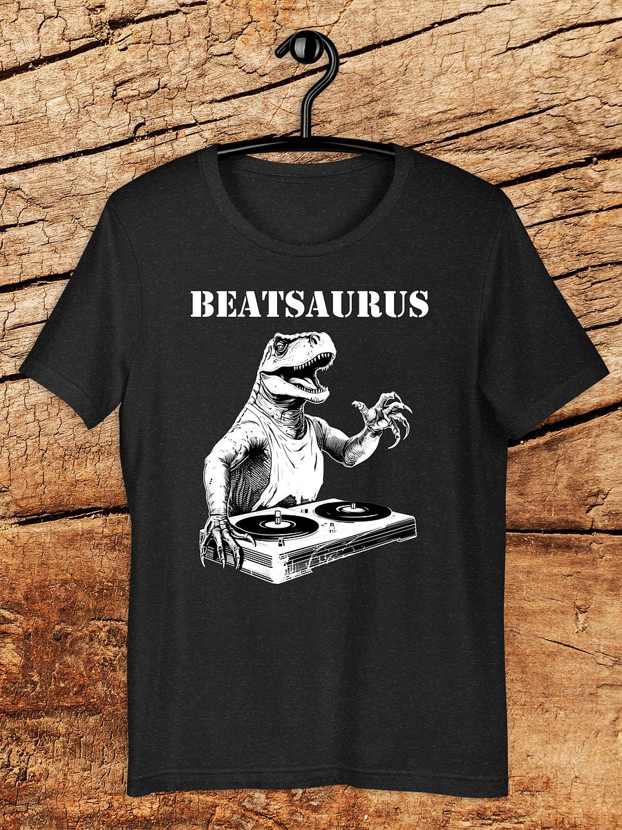 Beatsaurus Graphic T-Shirt - Funny Dinosaur DJ Tee product image (1)