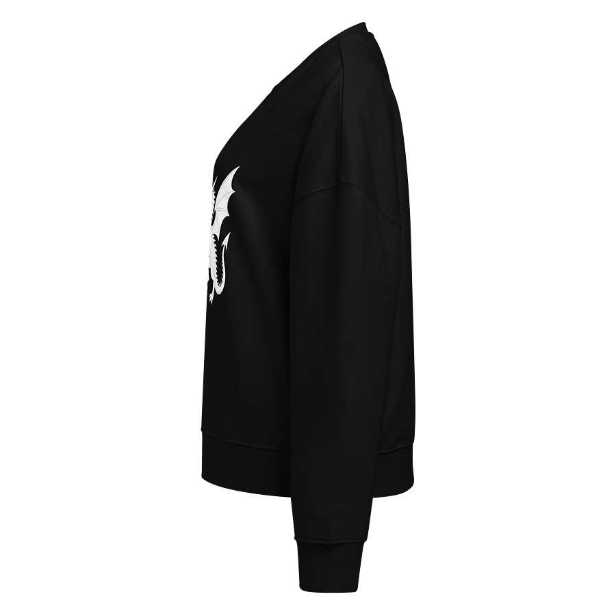 ⚪ 100% Organic Cotton - White Dragon – Lightbringer’s Oath Sweater product image (4)