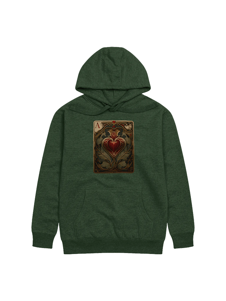 Ace of Hearts Ornate Premium Hoodie product image (1)