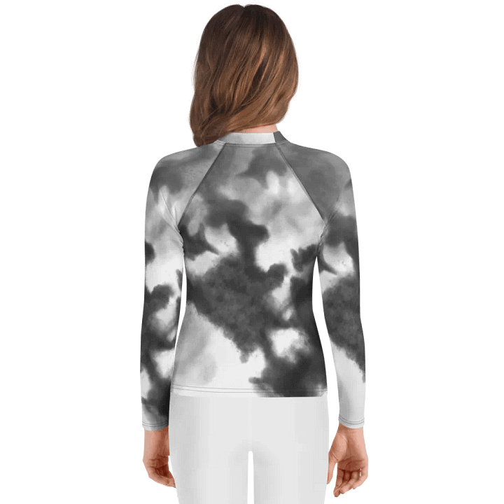 Cloudy Character Youth Rash Guard product image (2)