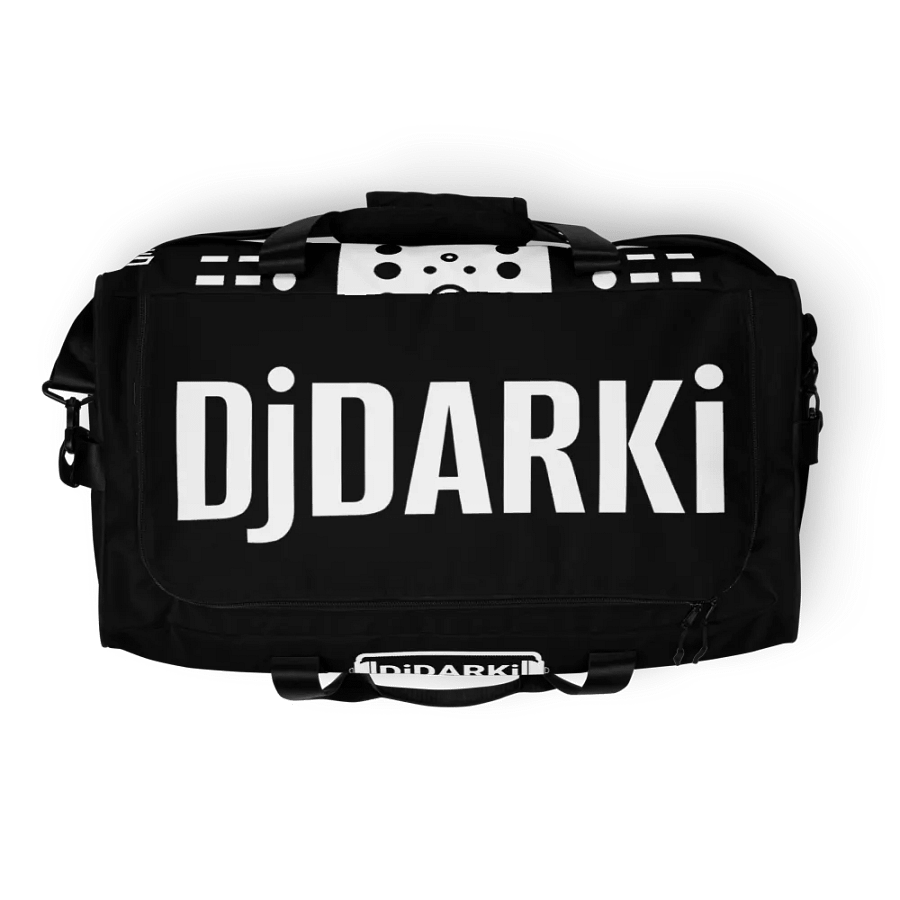 Djdarki Black All-Over Print Duffle Bag product image (2)