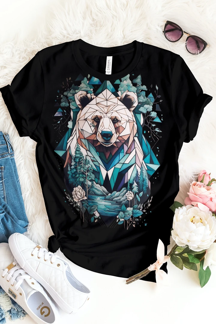 Geometric Bear T-shirt product image (1)