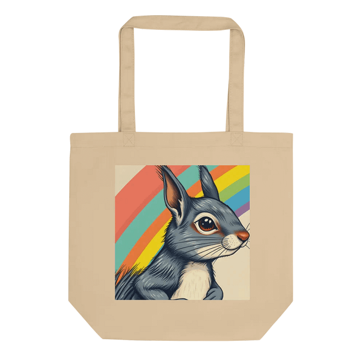 Rainbow Squirrel Eco Tote product image (1)