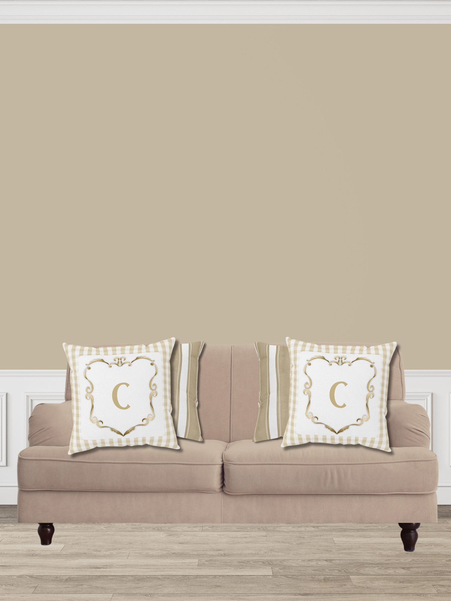 Beige Preppy Charm Pillow C product image (12)