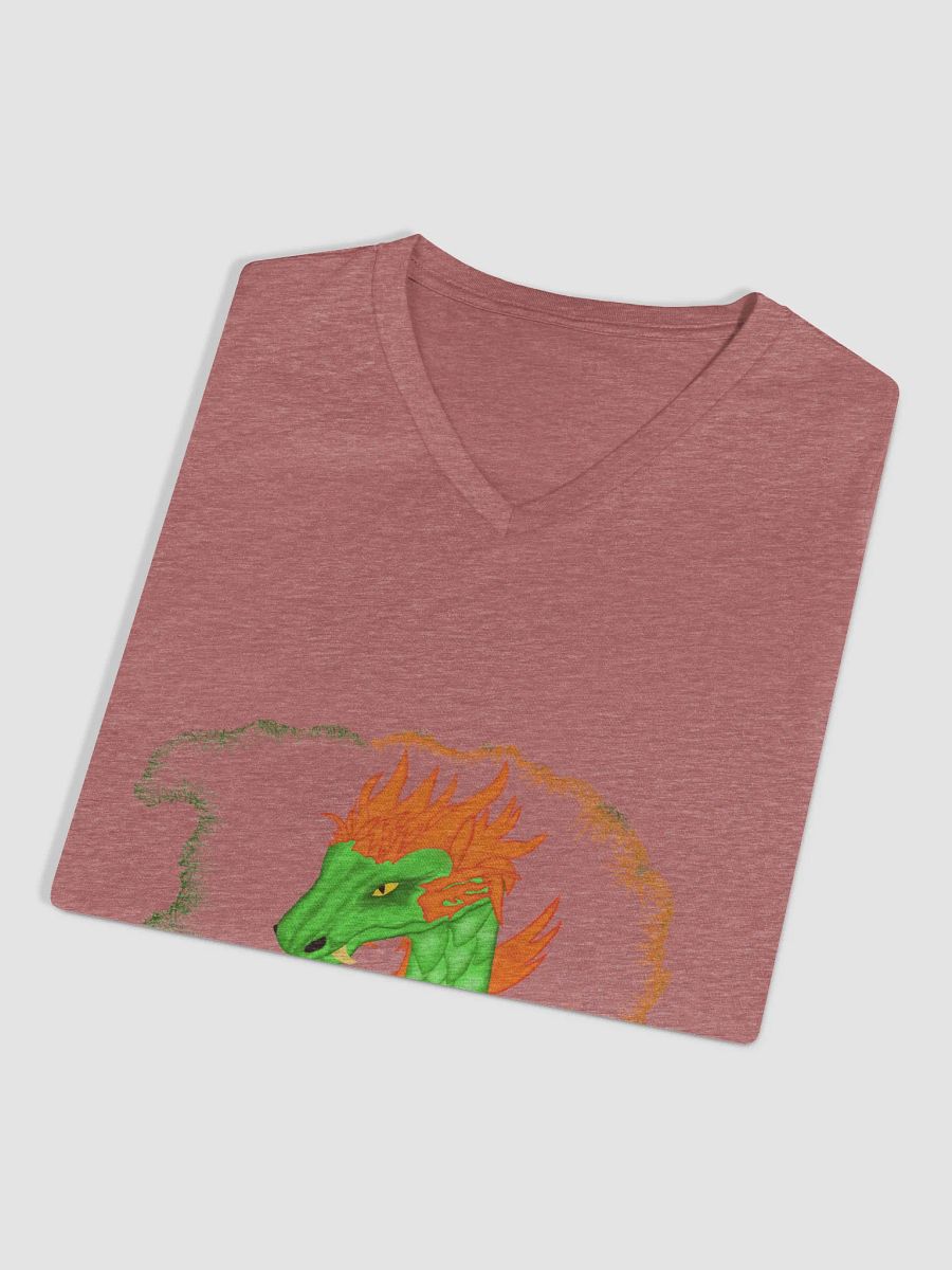 Dragon's Blaze Relaxed V-Neck T-Shirt product image (7)