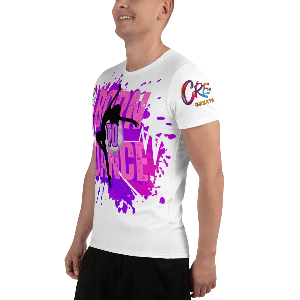 Born to Dance Her Silhouette Huge Print Athletic Tee product image (10)