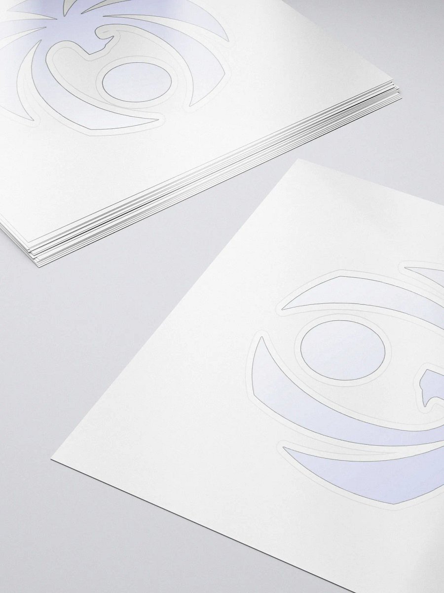CroweGamingg Kiss Cut Stickers White Logo Stickers product image (5)