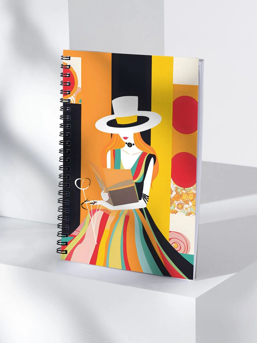 Contemplative Reader Spiral Notebook product image (4)