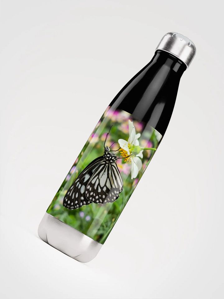 Tropical Paper Kite Butterfly Steel Water Bottle #2 product image (1)
