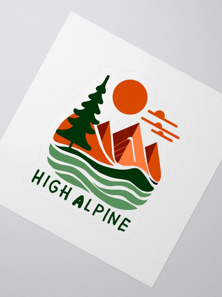 High Alpine Kiss Cut Stickers product image (5)