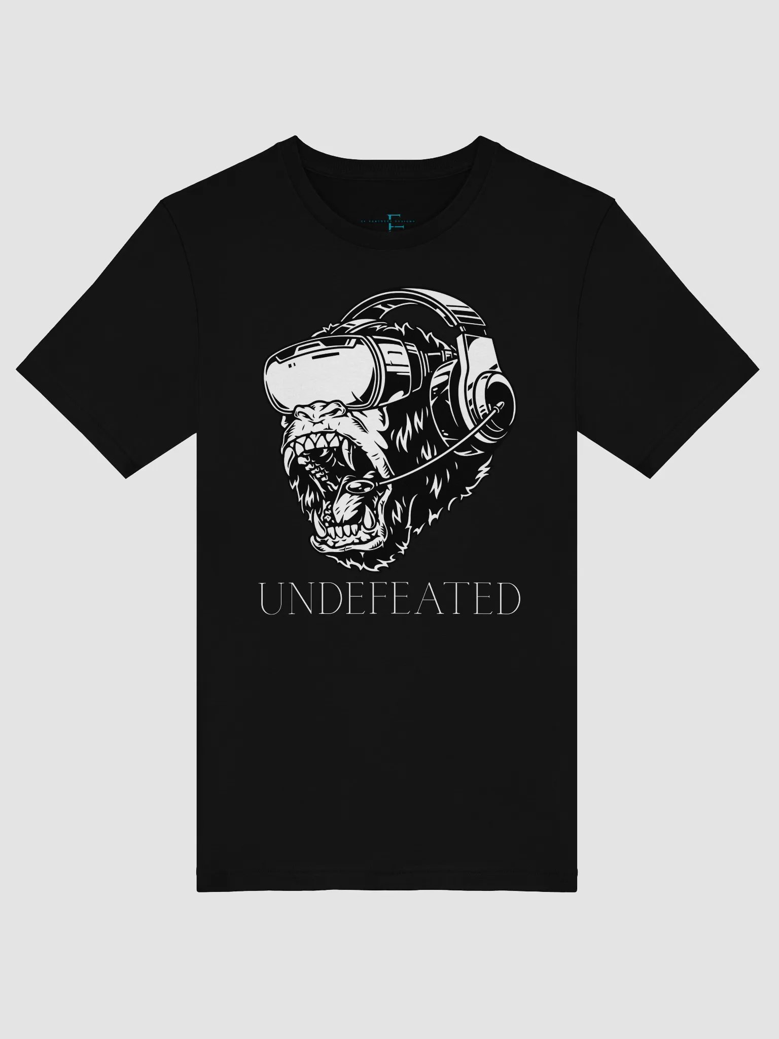 UNDEFEATED Gamer Gorilla Tee – Bella + Canvas 3001 Unisex T-Shirt product image (40)