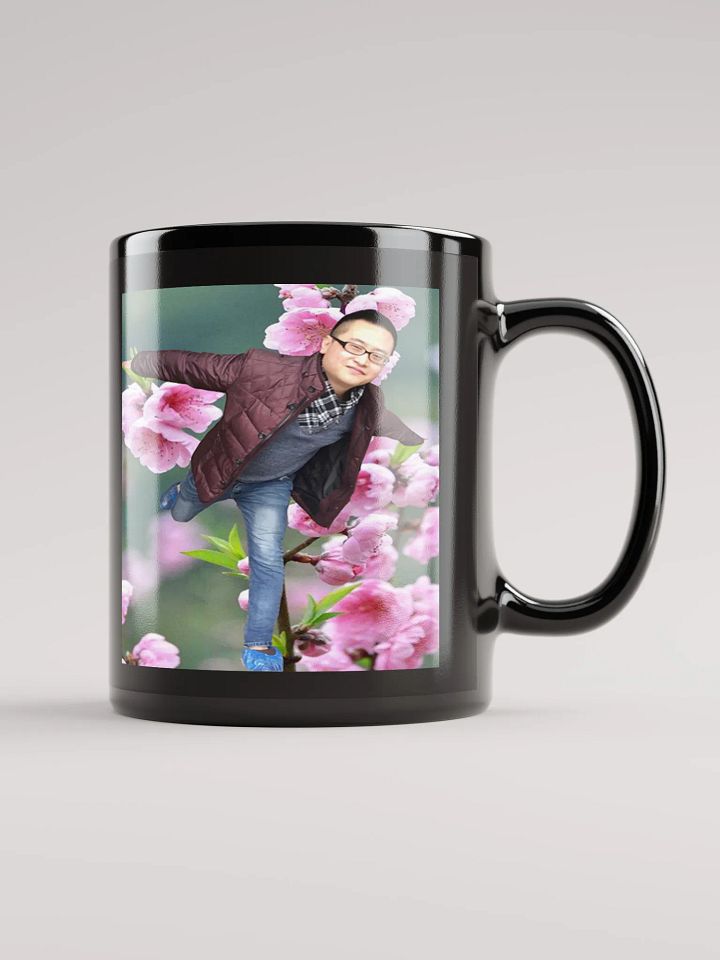 Black Glossy Mug : fly product image (2)
