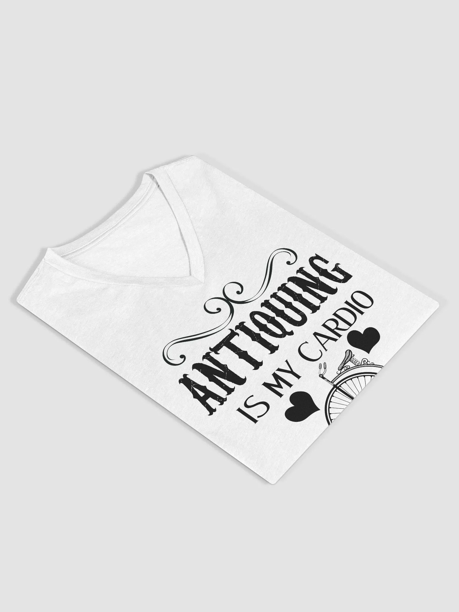 ANTIQUING IS MY CARDIO (Ladies' V-Neck) product image (10)