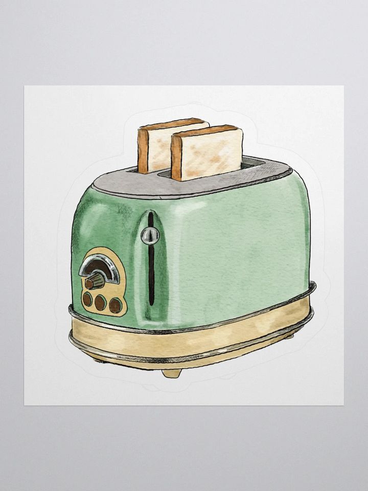 Retro Toster Vintage stiker product image (1)