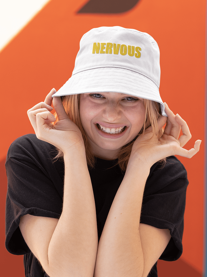 NERVOUS embroidered bucket hat product image (1)