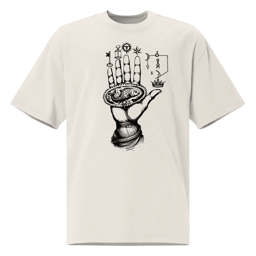 [Hand Of Mysteries 3 - Black] Oversized T-Shirt product image (1)