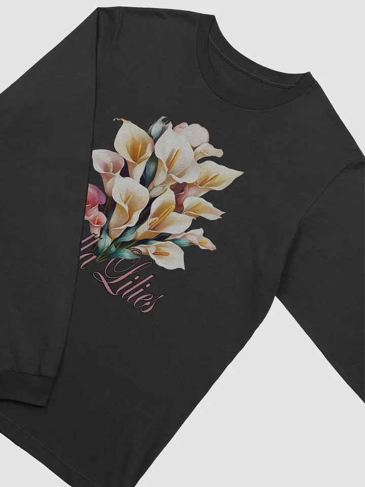 Floral Graphic | Long Sleeve T Shirt | Calla Lilies product image (2)