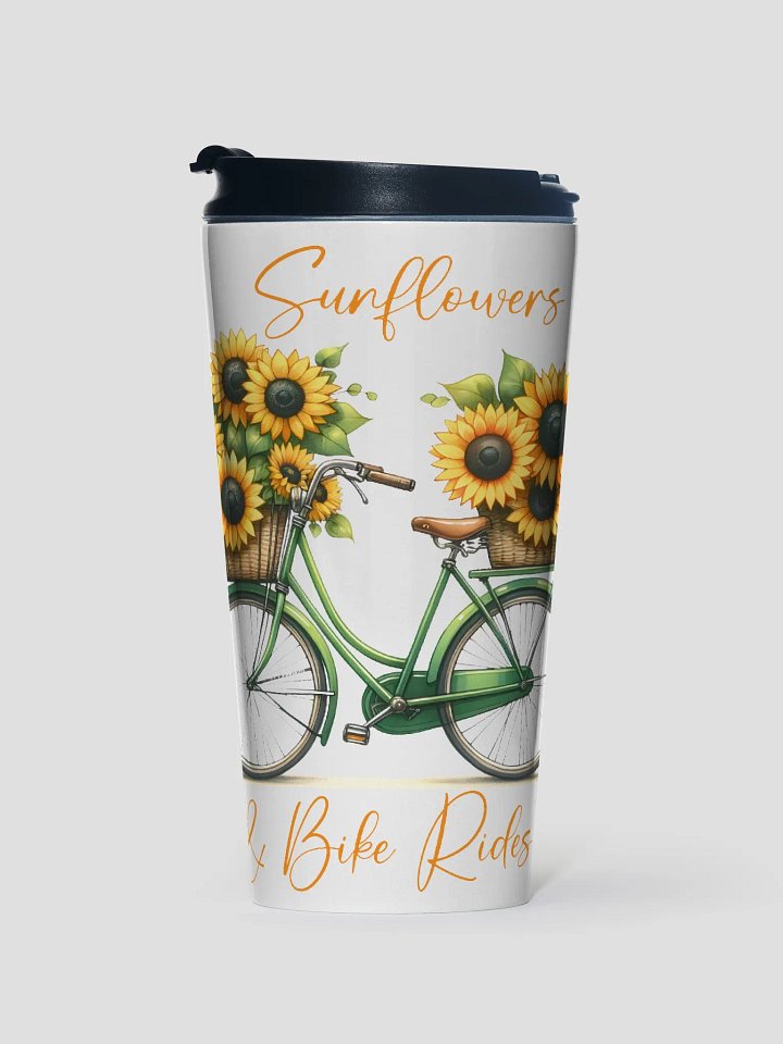 Ride Among Sunflowers Travel Mug product image (1)