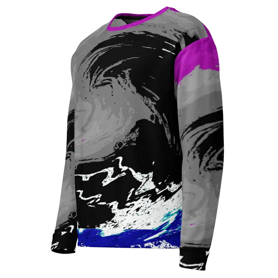 Abstract Vivid Swirling Melting Forest Unisex Sweatshirt product image (9)