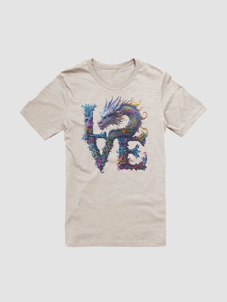 Vibrant Dragon Love Letters T-Shirt- Gift for Couples product image (1)