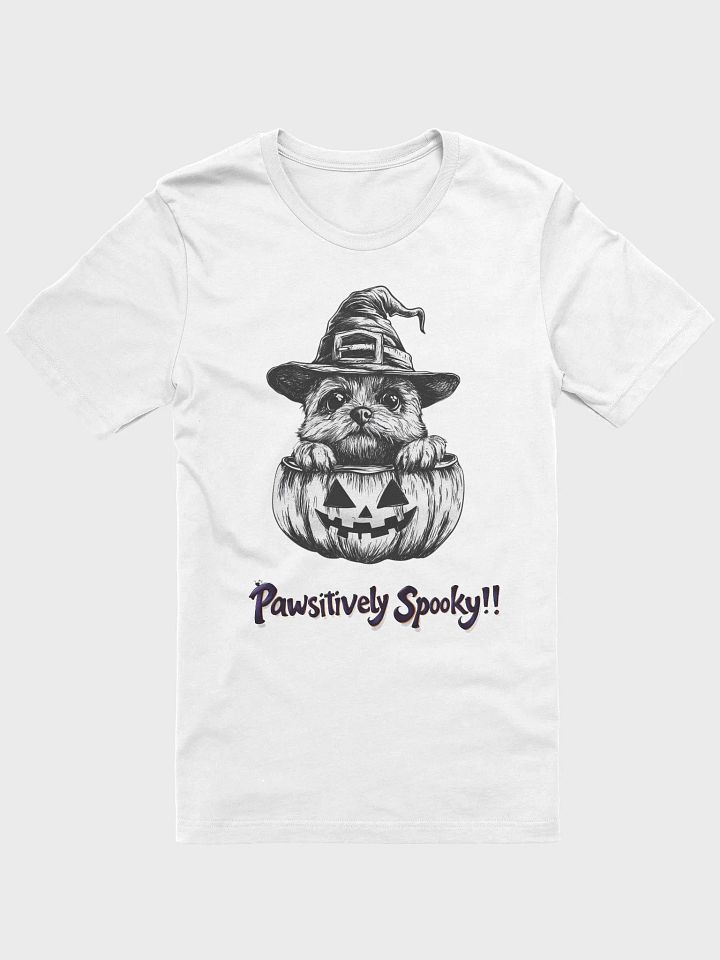 Pawsitively Spooky Halloween Dog T-Shirt product image (1)