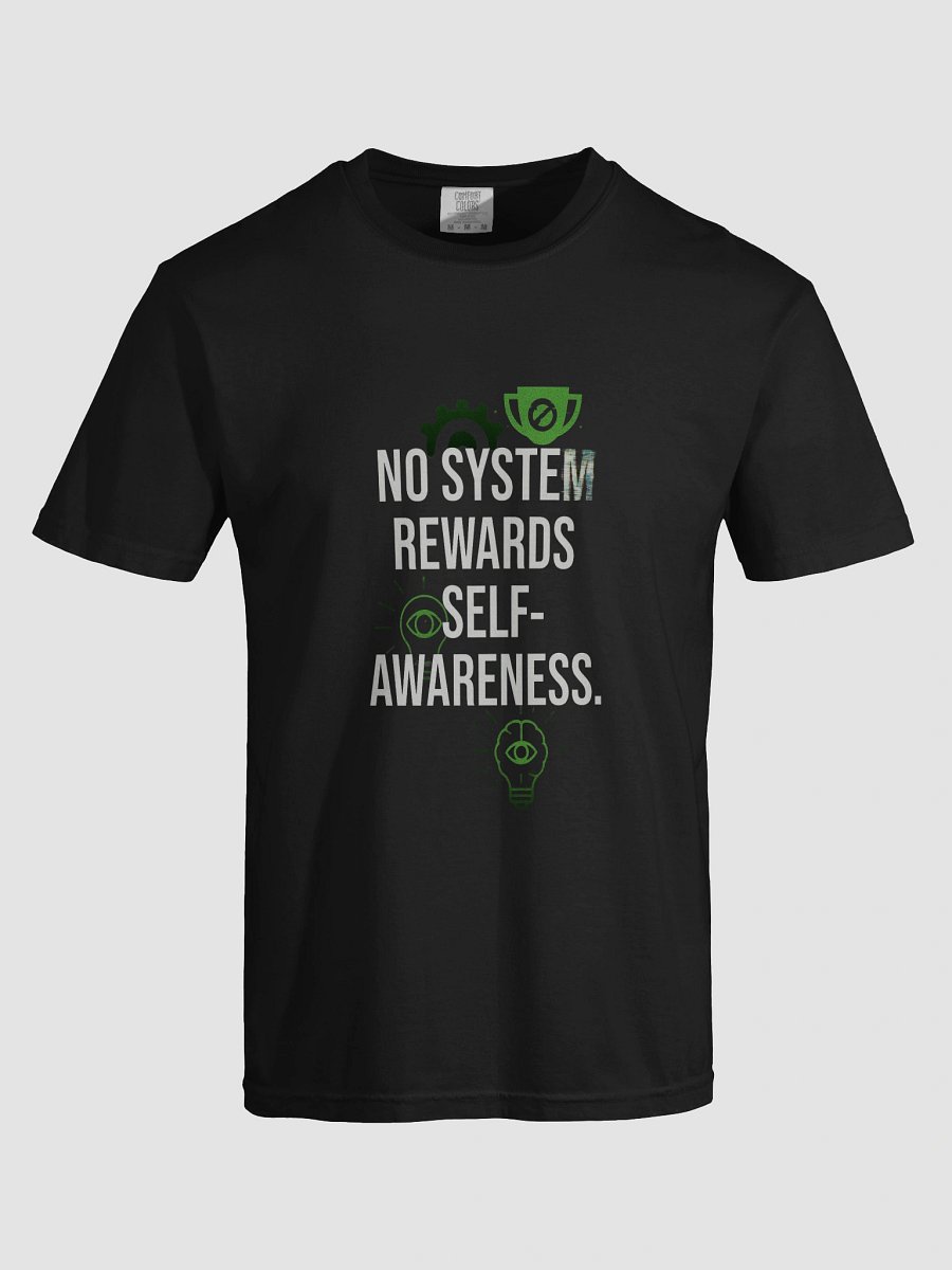 No system reward Sefl-Awareness T-Shirt product image (98)