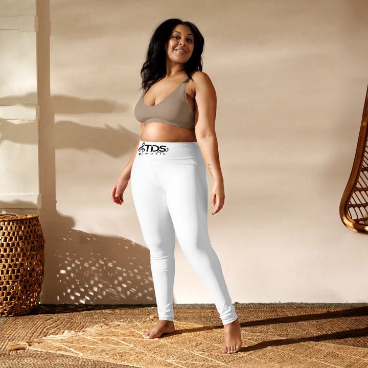 TDS Music Women's White Yoga Leggings product image (1)