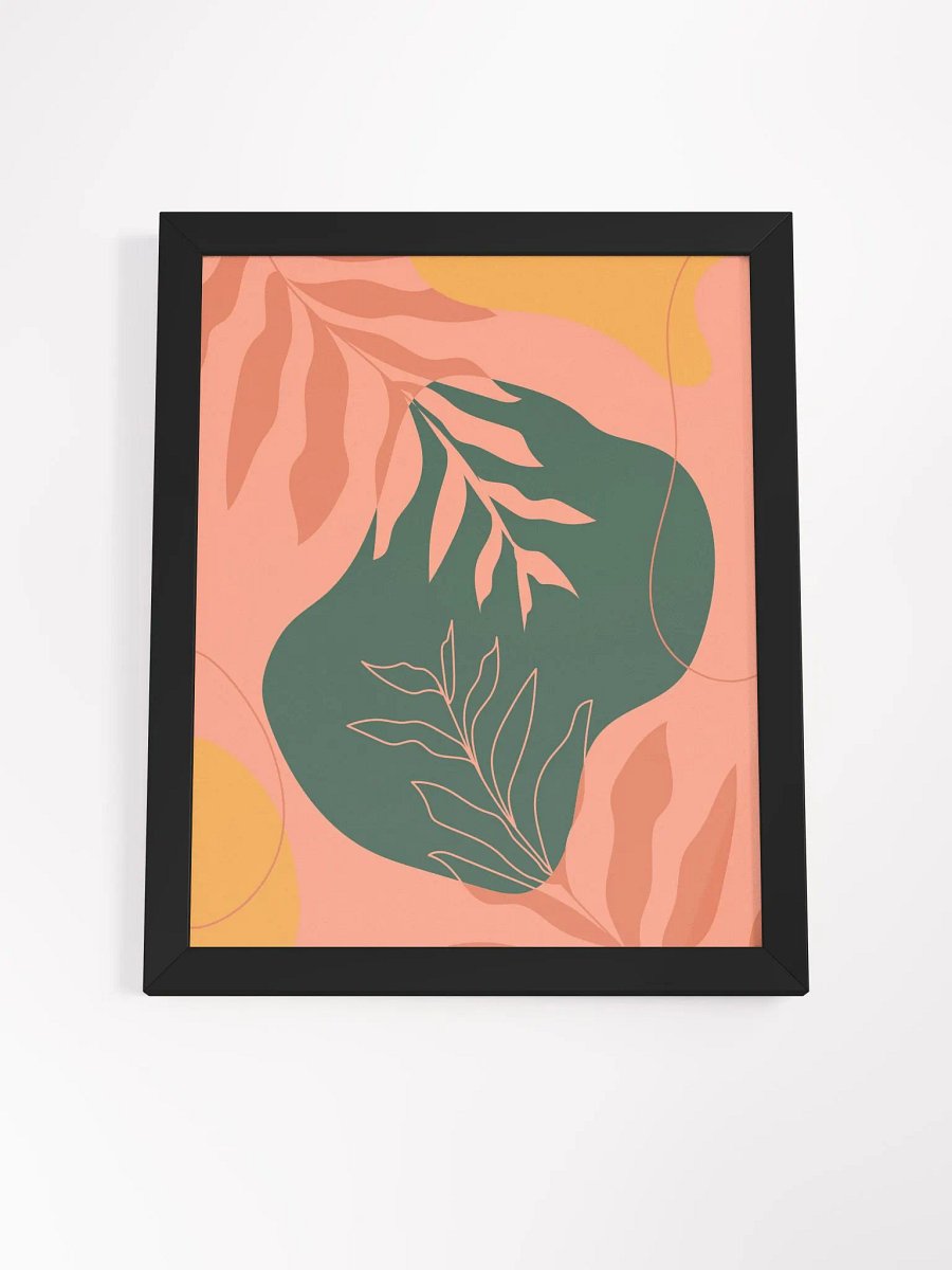 Modern Leafy Abstract Framed Poster product image (69)