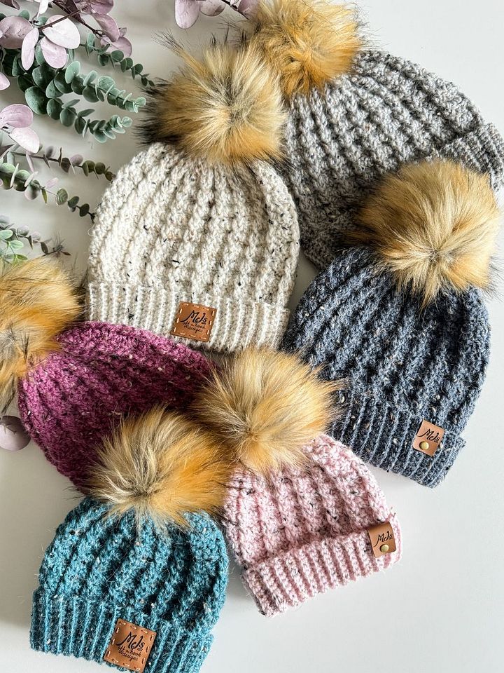 Winter Wonder Cable Hat Crochet Pattern product image (1)