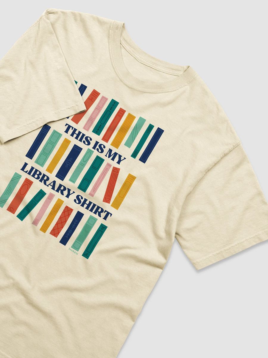 Library Shelf Heavyweight T-Shirt product image (3)