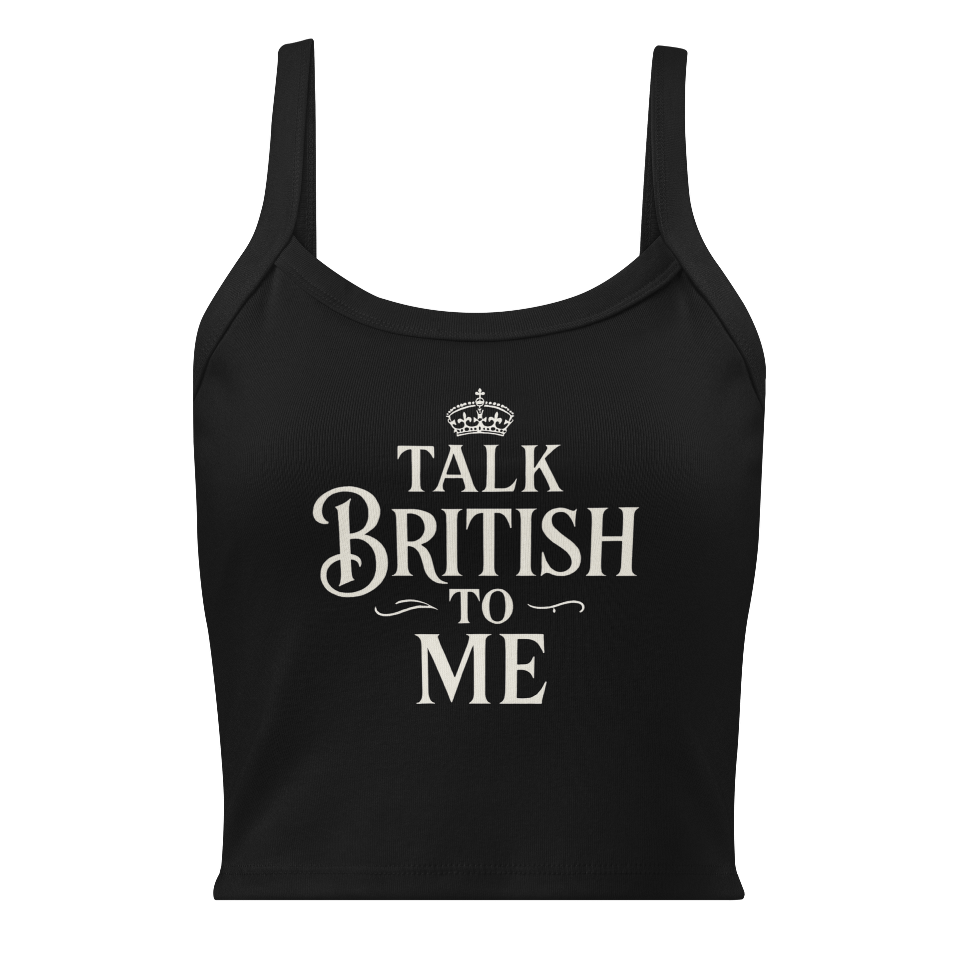 Royal Vibes Micro-Rib Tank Top product image (1)
