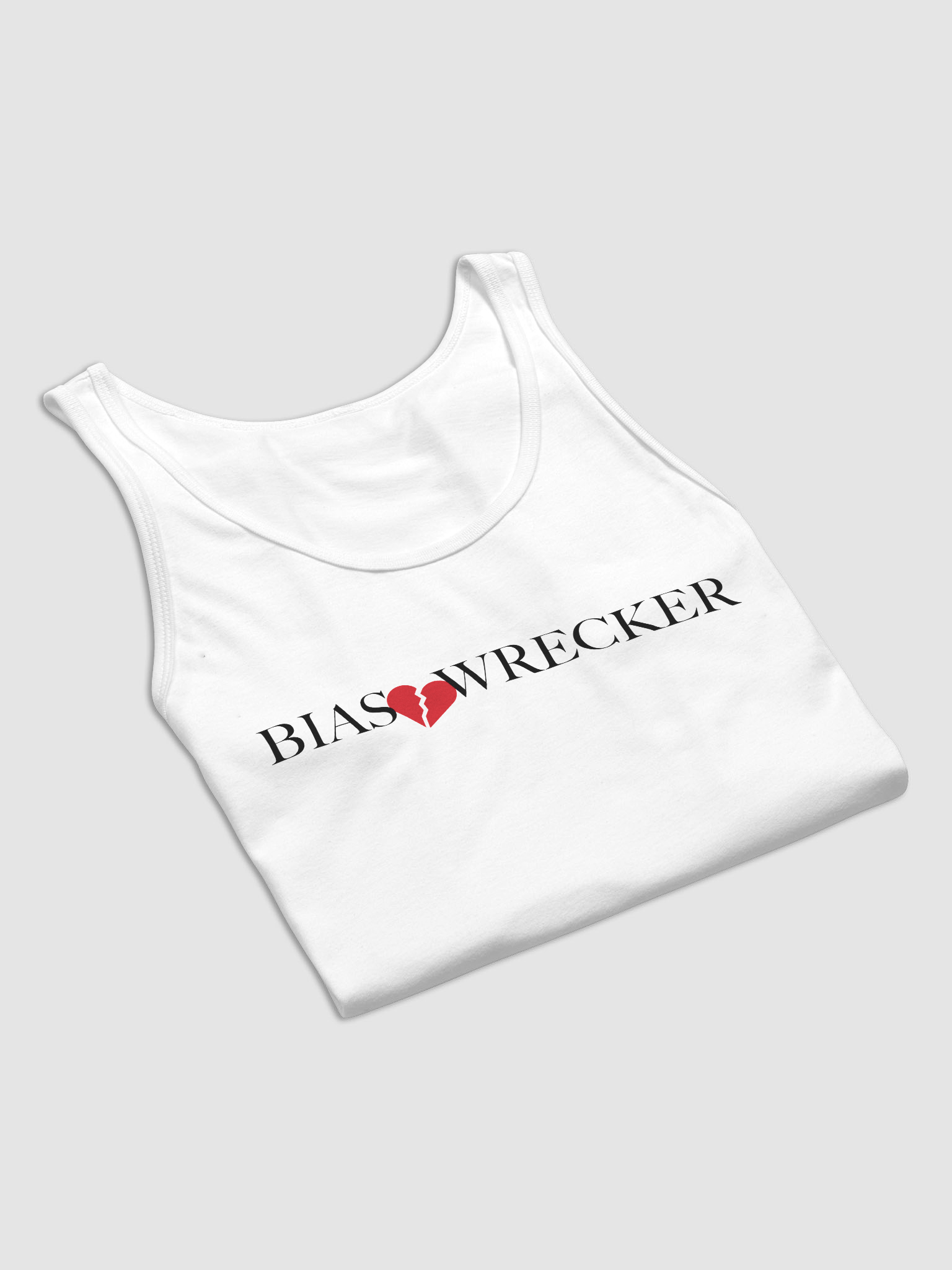 Bias Wrecker Jersey Tank Top White product image (8)