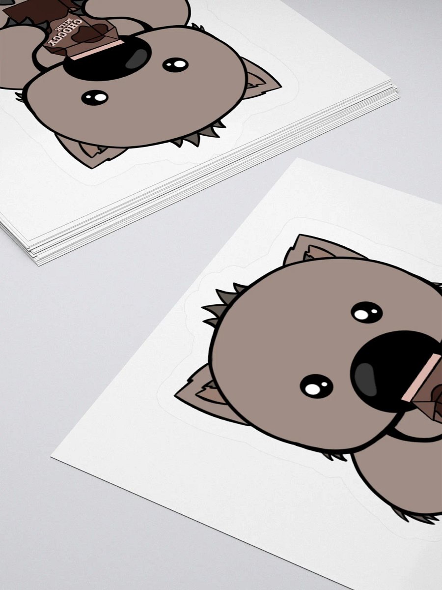 Choccy Milk Wombat Sticker product image (4)