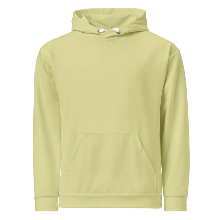 Plain Light Yellow True Summer Unisex Recycled Polyester Heavyweight Premium Hoodie by Treasure Pie product image (1)
