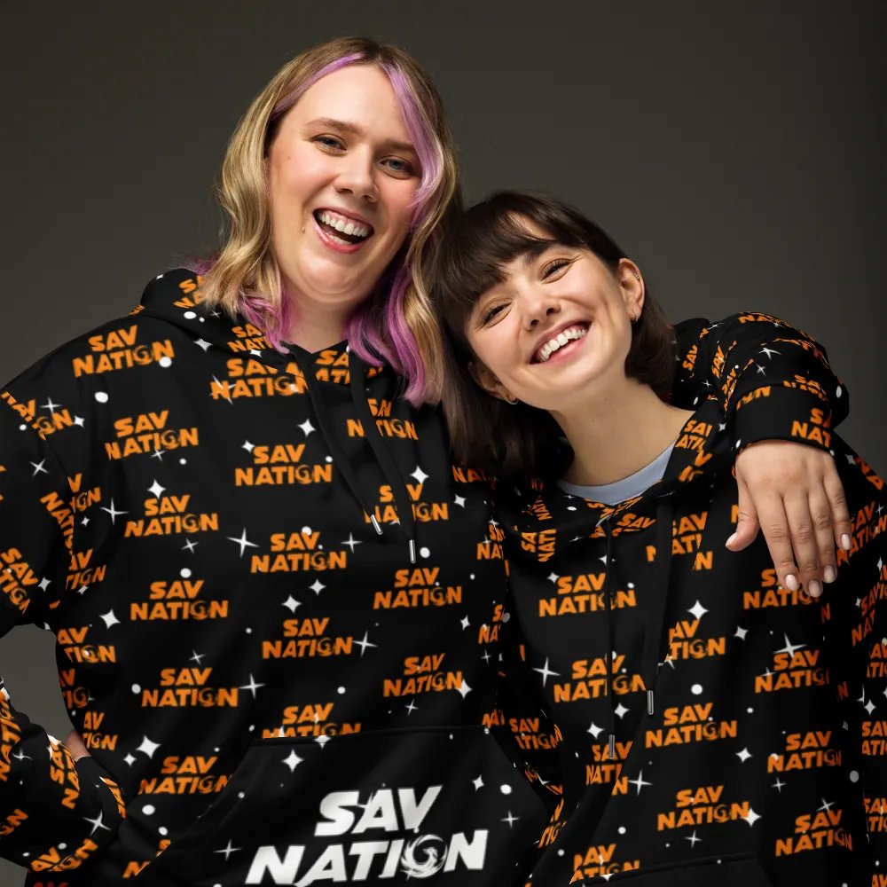 Sav Nation All-Over Print Hoodie product image (5)