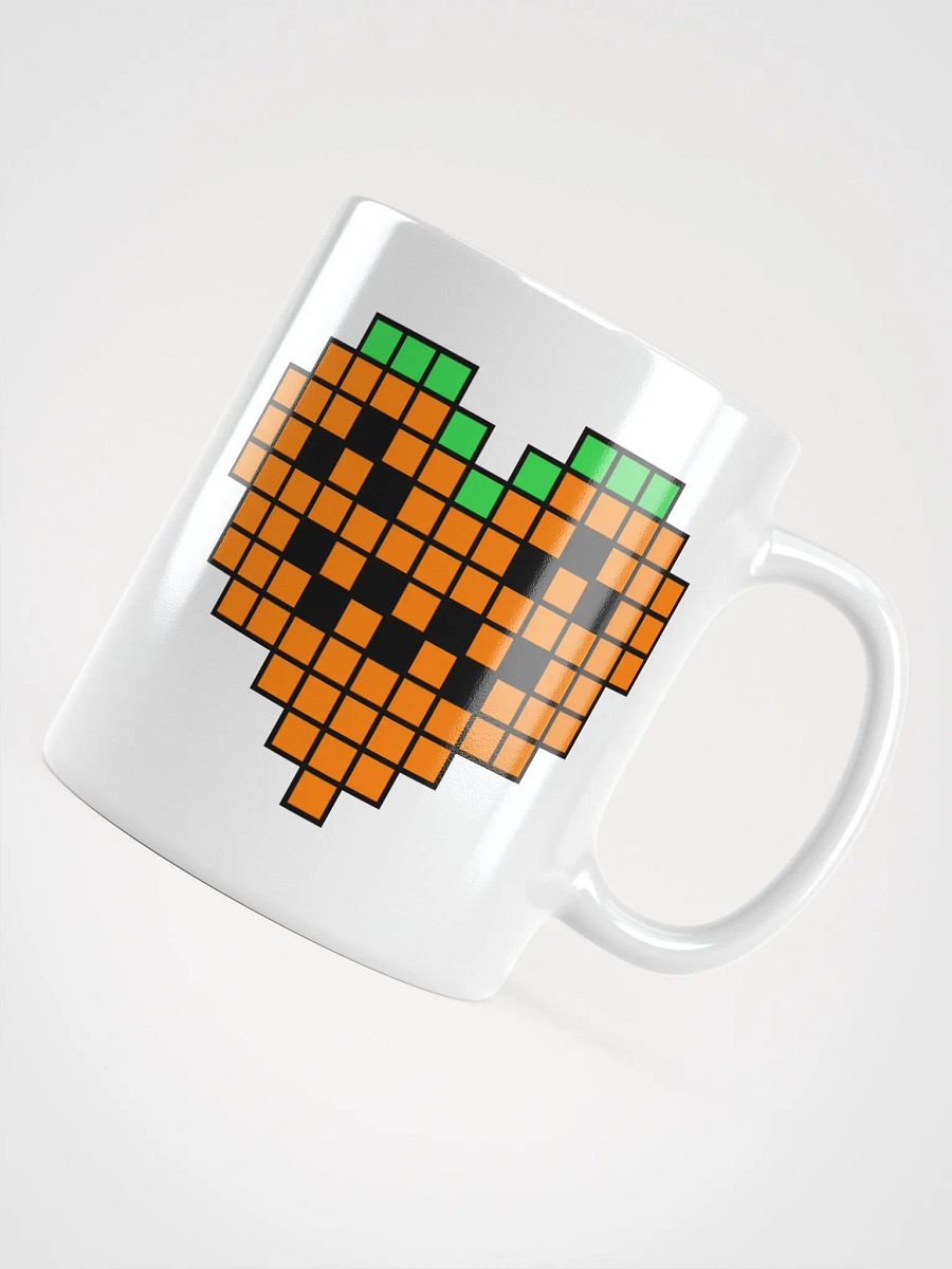 Pumpkin Heart White Glossy Mug product image (5)